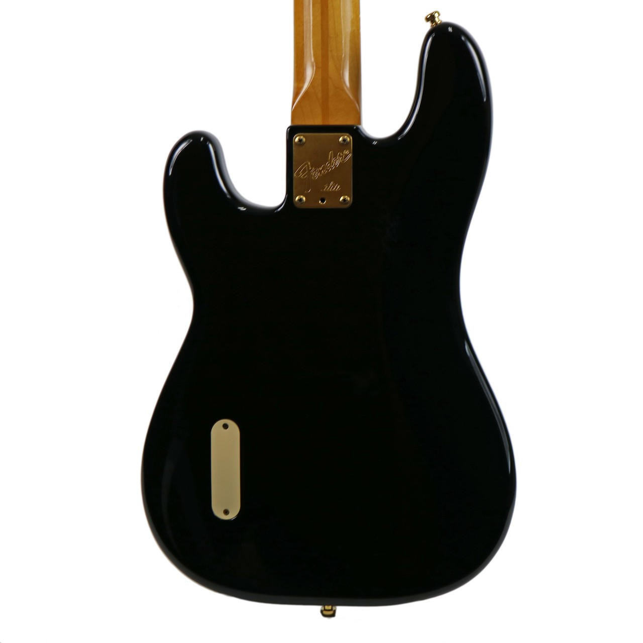 Vintage 1984 Fender Precision Bass Gold Elite II Black Finish
