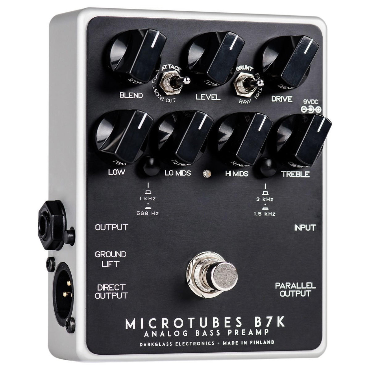 Dark Glass Microtubes B7K V2 Analog Bass Preamp Pedal | Cream City