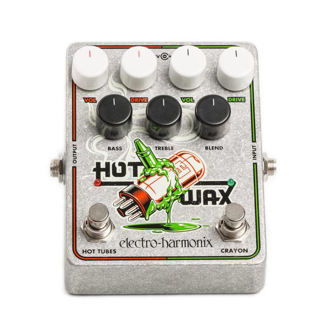 Electro-Harmonix Hot Wax Dual Overdrive Pedal | Cream City Music