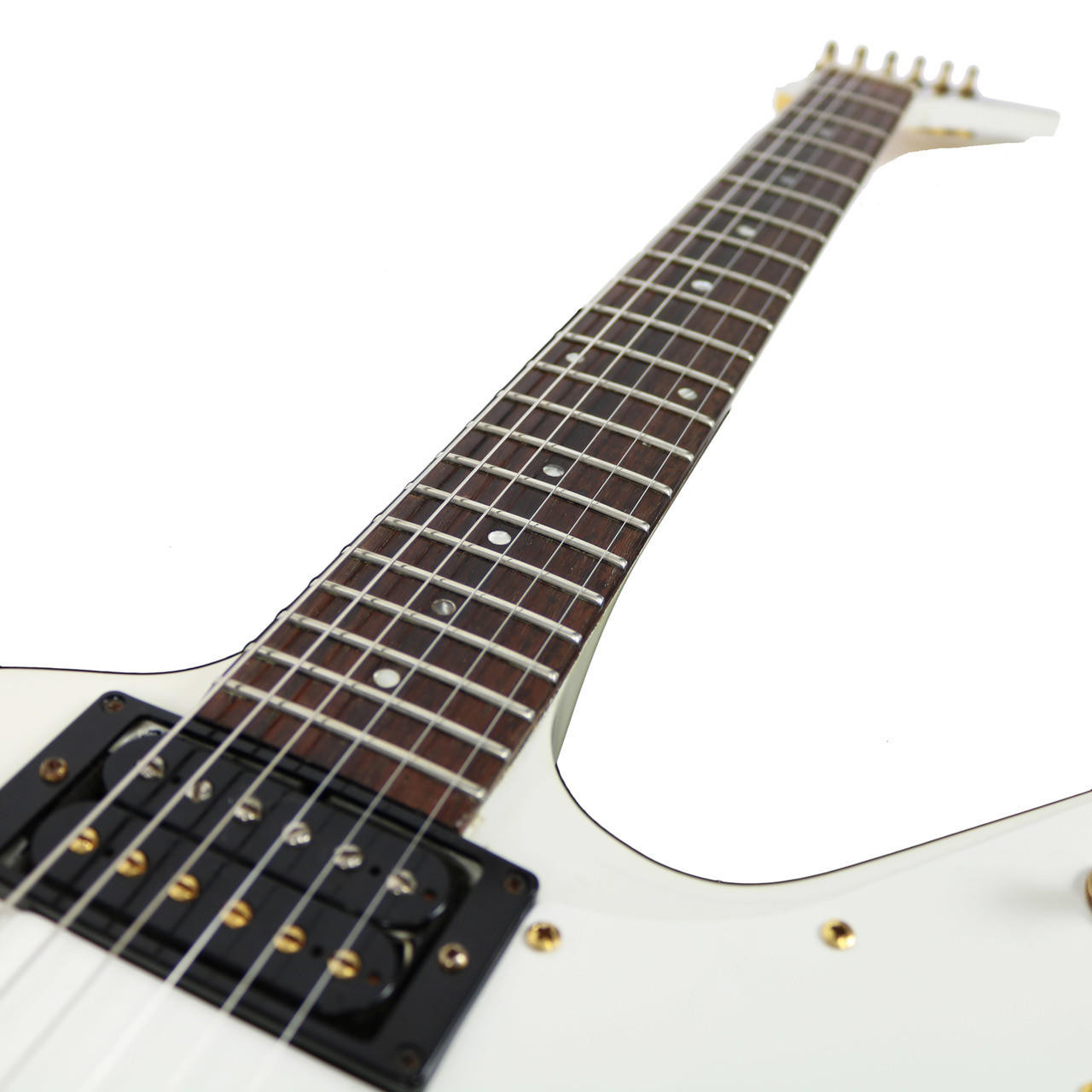 Vintage 1983 Gibson Explorer Electric Guitar White Pearl
