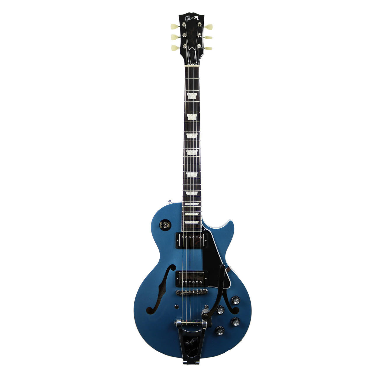 2016 Gibson ES Les Paul Electric Guitar Pelham Blue Finish | Cream 