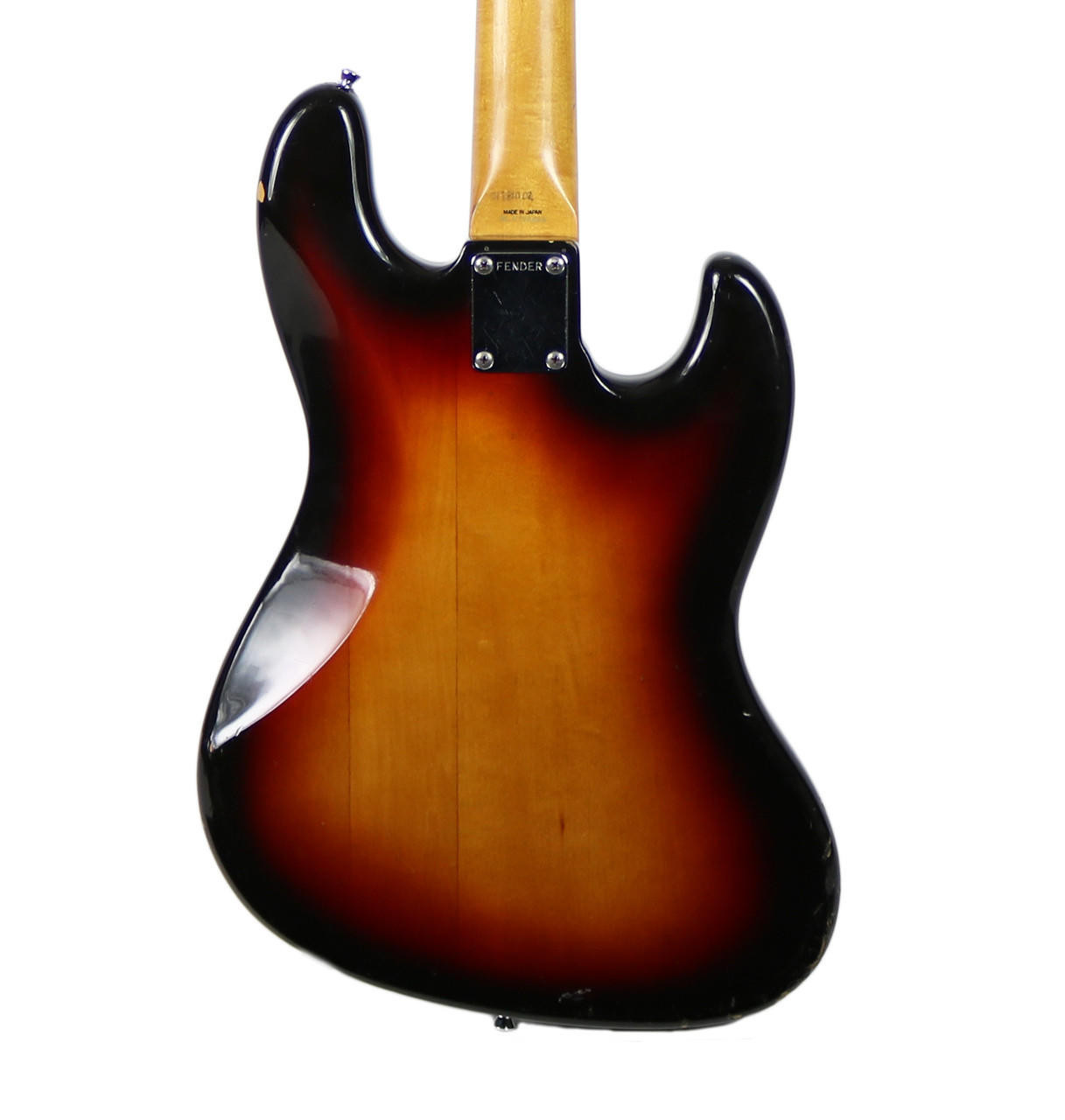 Vintage 1986 Fender Lefty '62 Vintage Reissue Jazz Bass MIJ