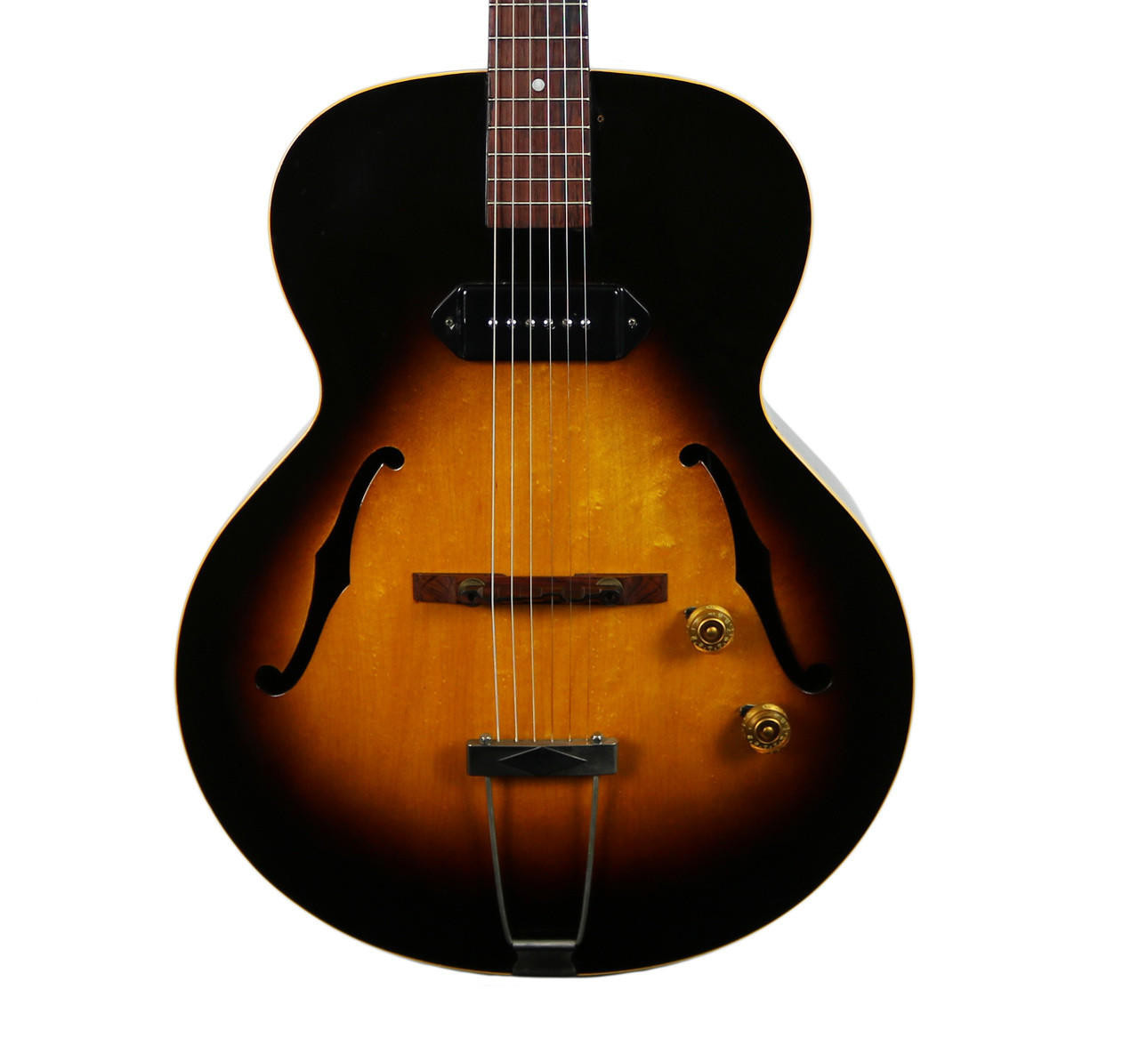 Vintage 1954 Gibson ES-125 Hollow Body Electric Guitar Sunburst Finish |  Cream City Music