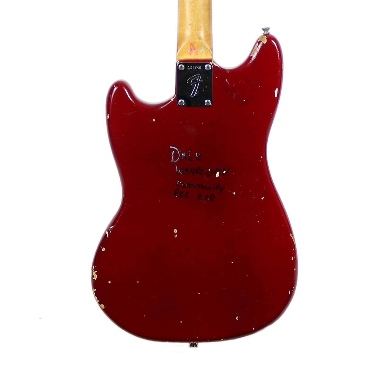 Vintage 1965 Fender Mustang Electric Guitar Red | Cream City