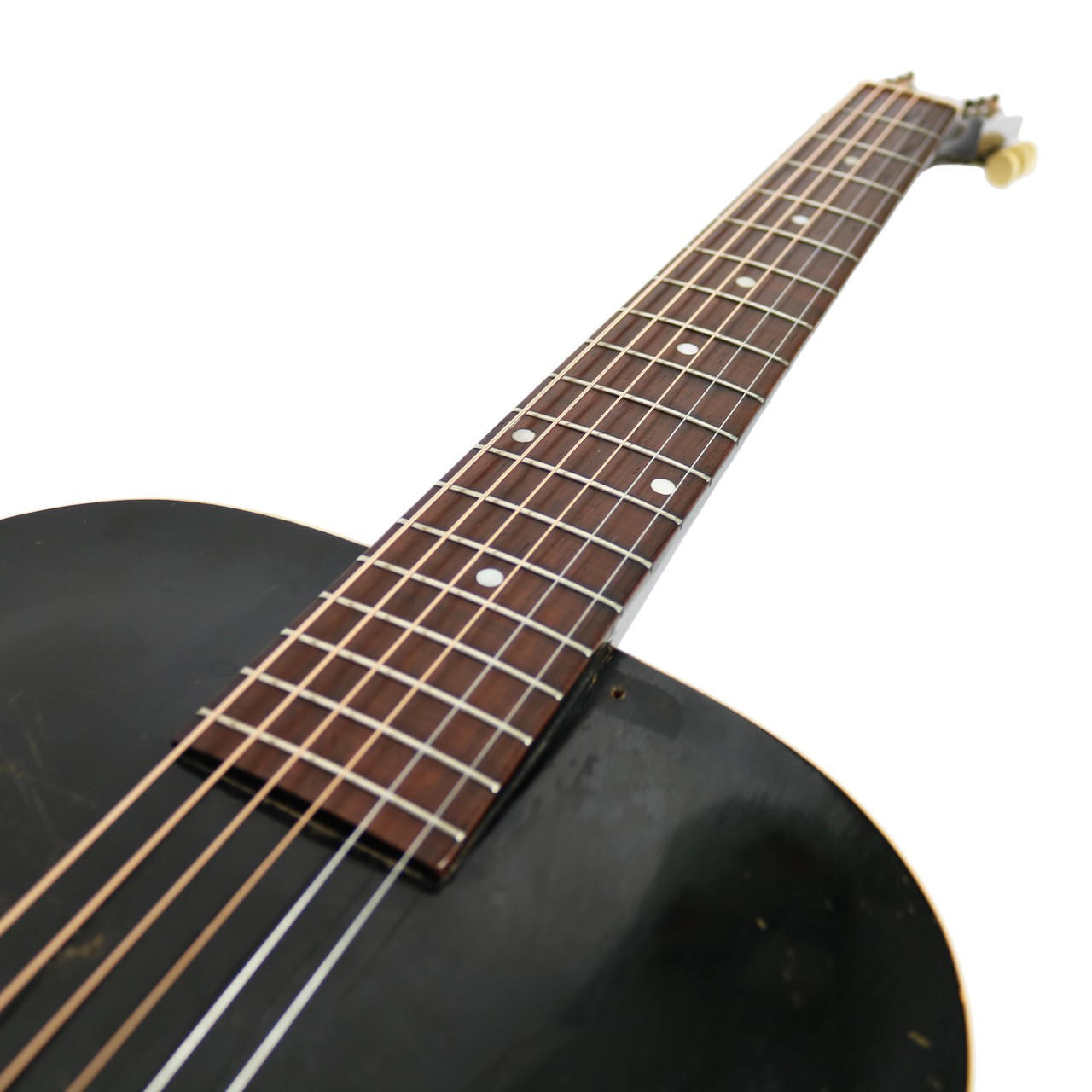 Vintage Gibson L-30 Archtop Acoustic Guitar Ebony Finish | Cream