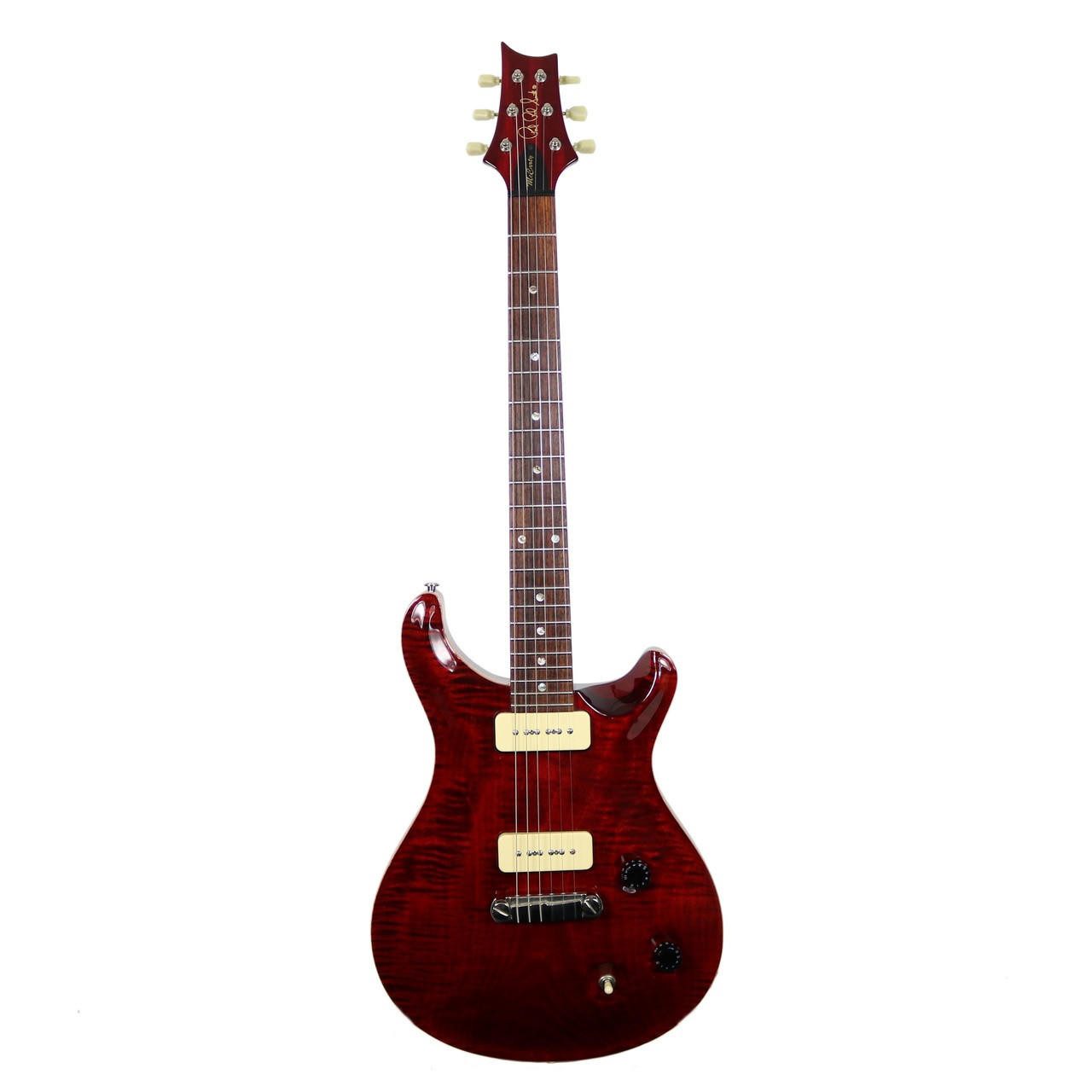2001 Paul Reed Smith PRS McCarty Soapbar Electric Guitar Trans Red