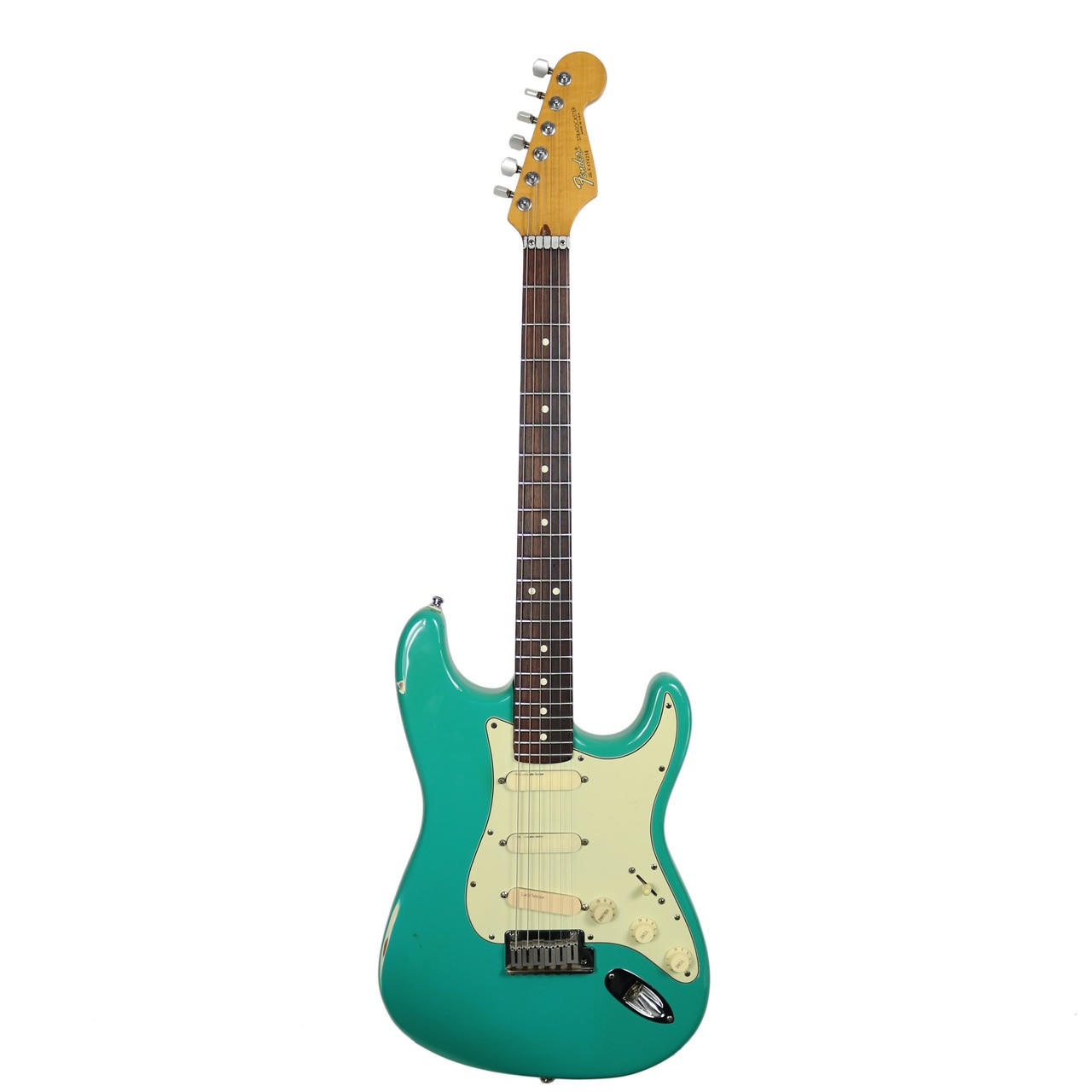 Vintage 1988 Fender Stratocaster Plus Electric Guitar Bahama Green 
