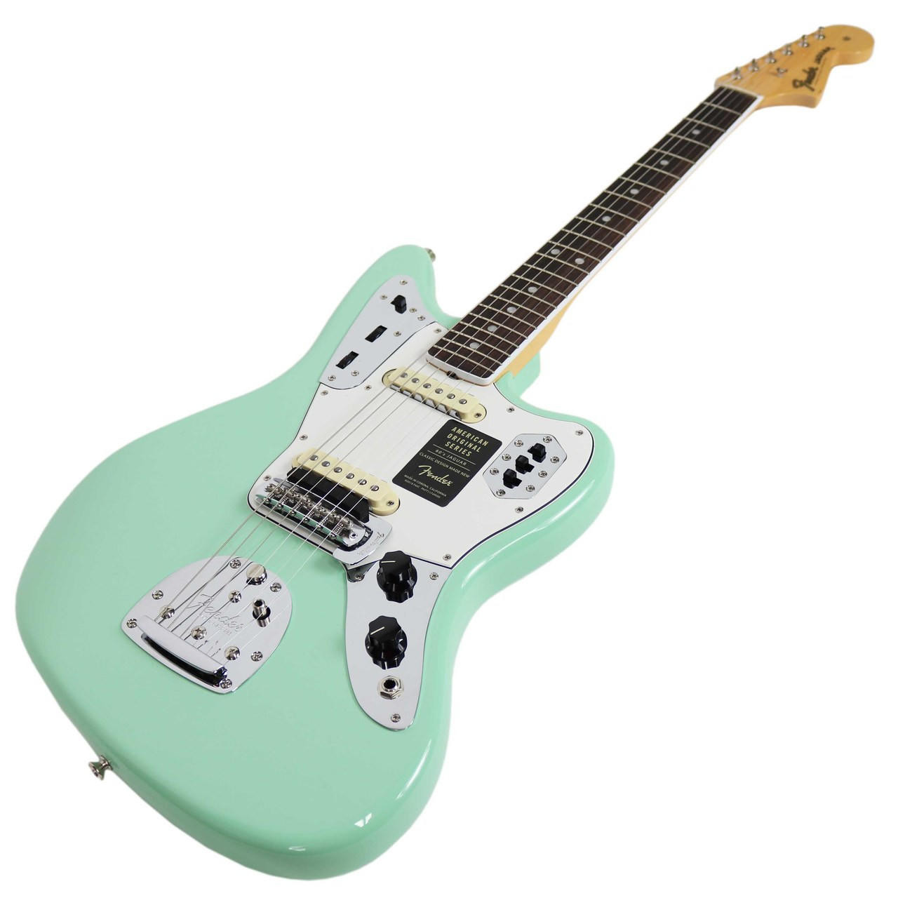 Fender American Original '60s Jaguar Rosewood - Surf Green | Cream