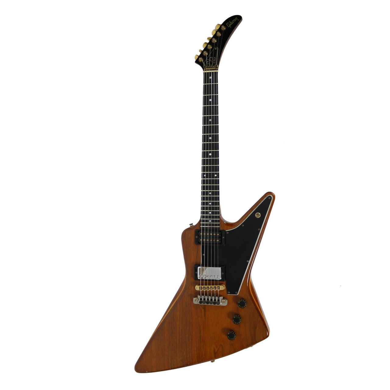 Vintage 1982 Gibson Explorer II E/2 Electric Guitar Natural Finish