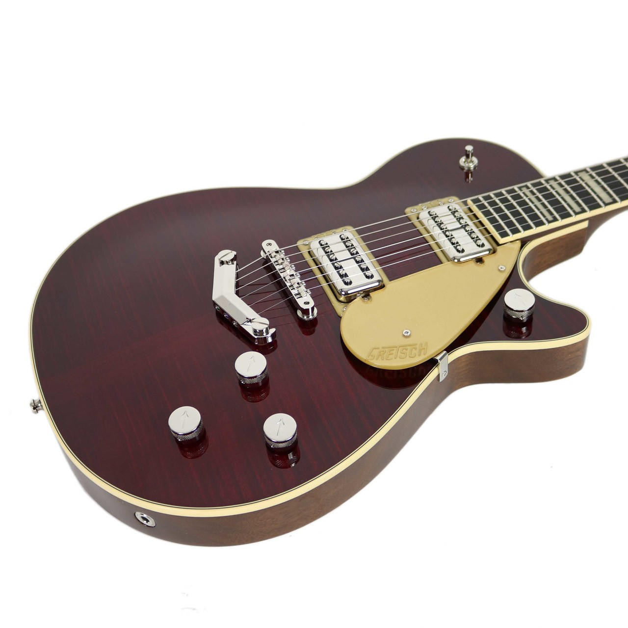Gretsch G6228FM Players Edition Jet BT - Dark Cherry Stain | Cream