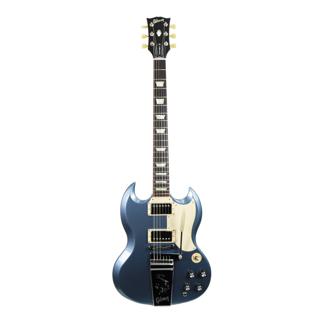 PARADISE ギターエフェクター 青　GREY TUBE 灰色 2012 Gibson Jeff Tweedy Signature SG Electric Guitar Blue Mist