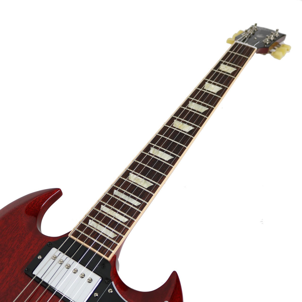 Used 2013 Gibson SG Standard Guitar Cherry Finish | Cream