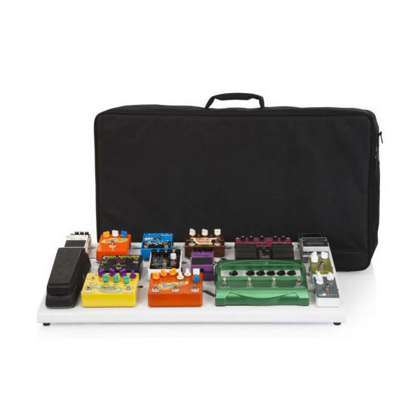 Gator Aluminum Extra Large Pedalboard & Case White Cream City Music