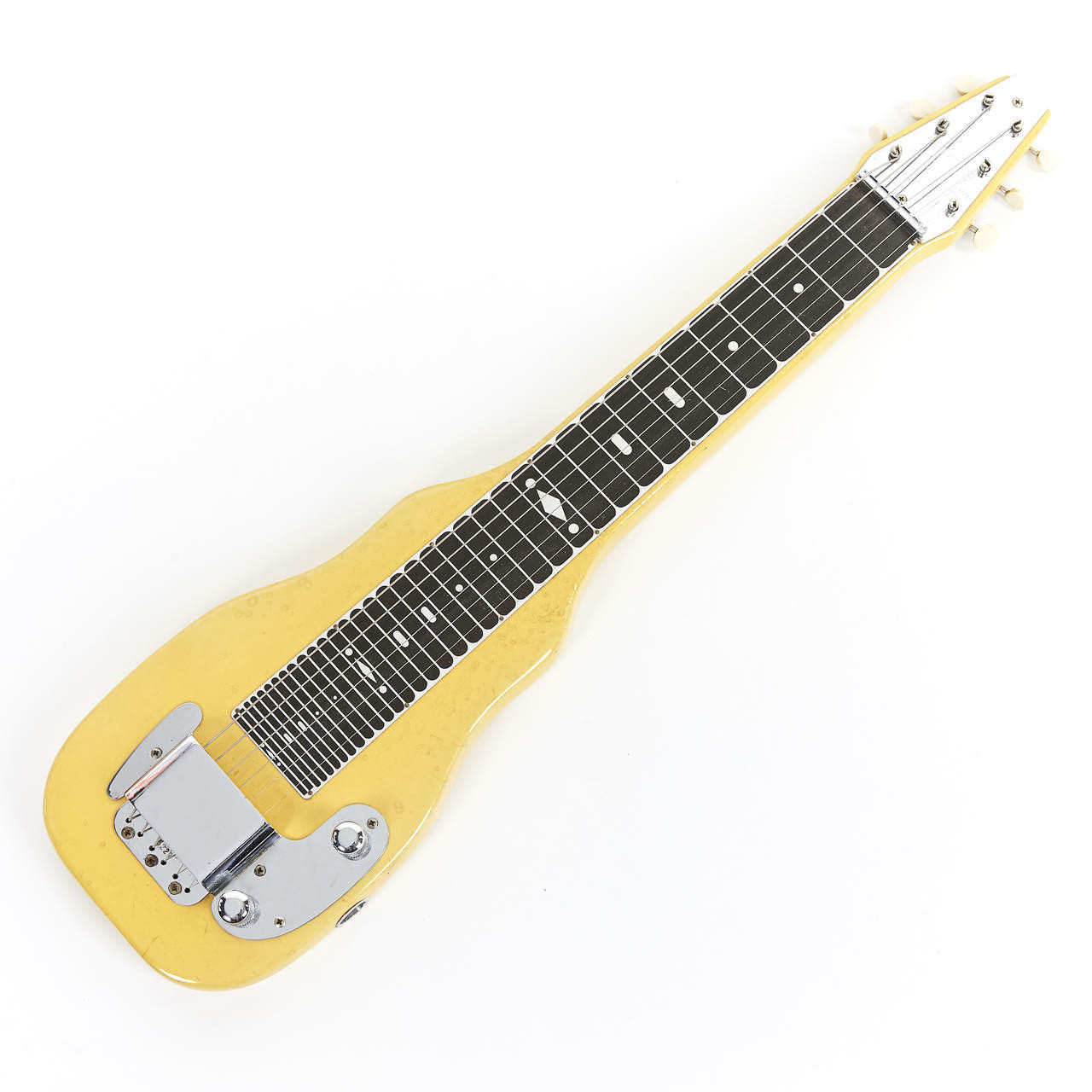 Vintage 1954 Fender Champion Lap Steel Yellow Pearloid Finish