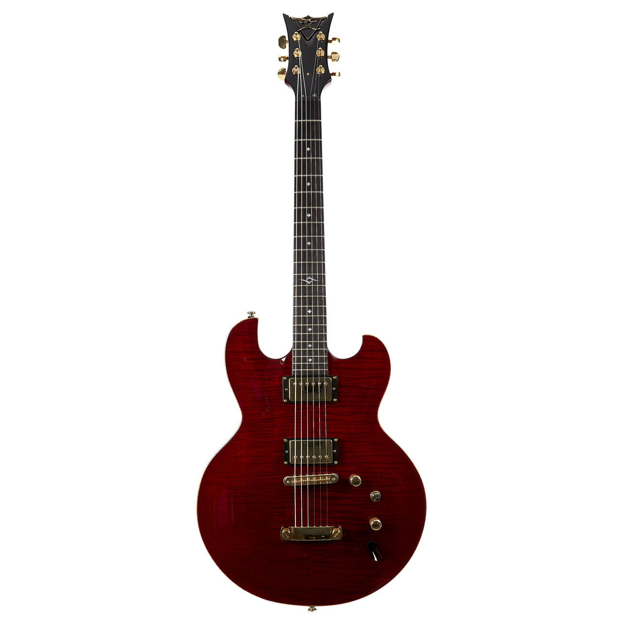 Used Dean Zelinsky Imperial Electric Guitar Wine Red Finish