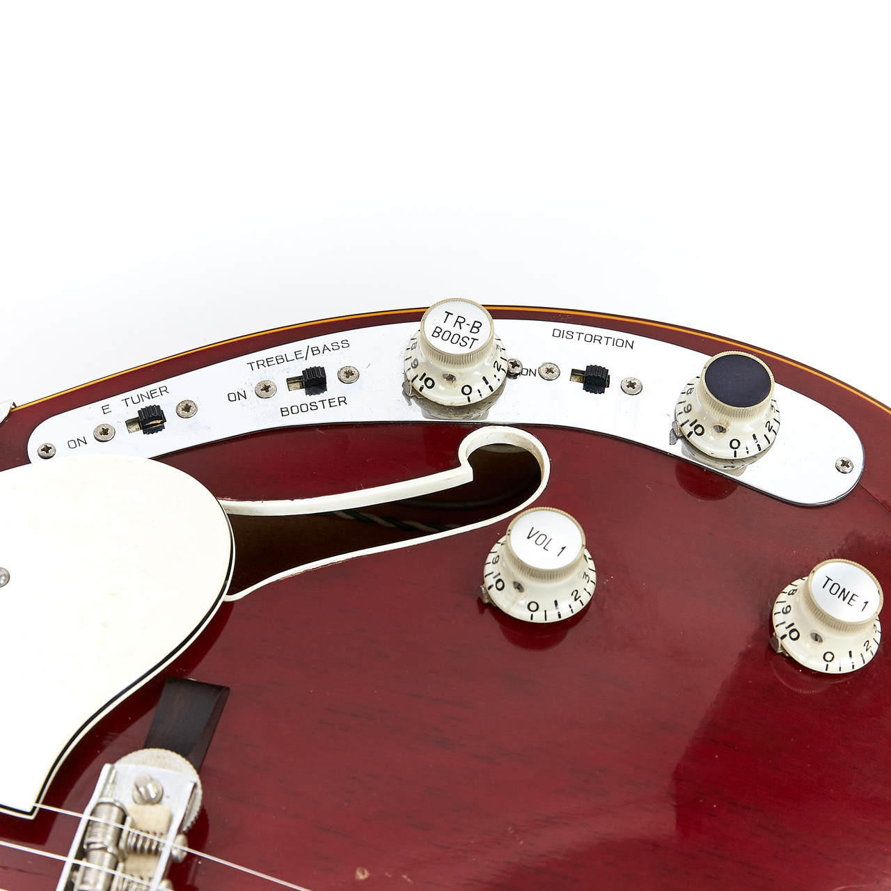 Vintage 1960's Vox Bossman Electric Guitar Cherry Finish | Cream