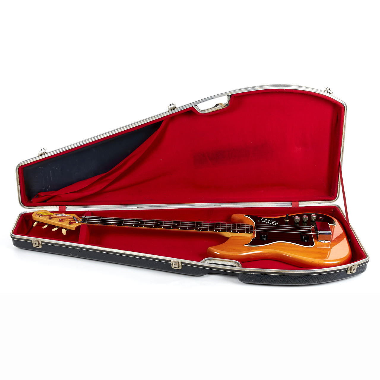 Vintage Burns Nu-Sonic Bass Cherry 1964 | Cream City Music