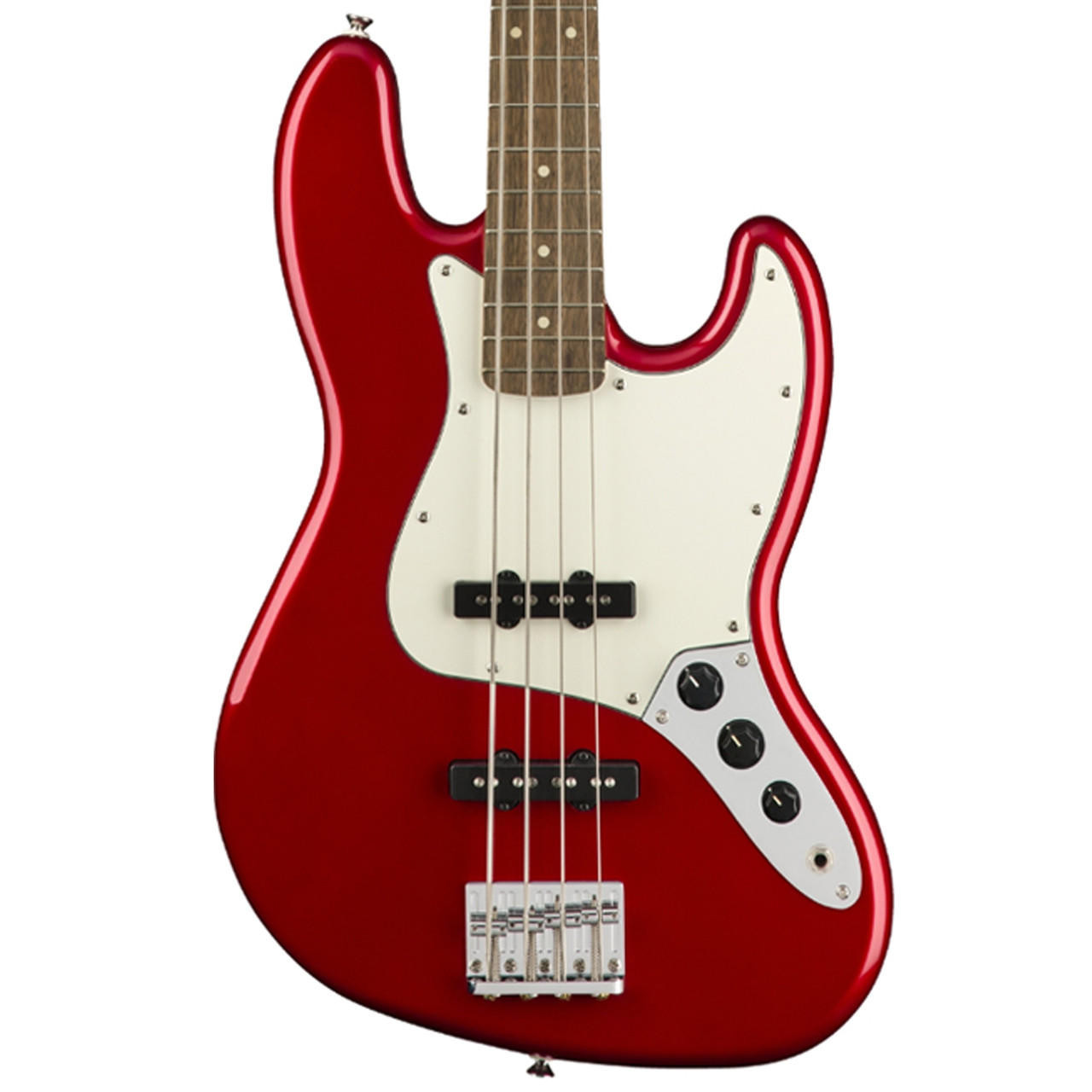 Squier Contemporary Series Jazz Bass Indian Laurel - Metallic Red