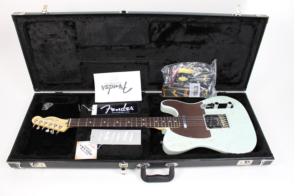 Fender FSR American Telecaster Rustic Ash Electric Guitar in Sonic