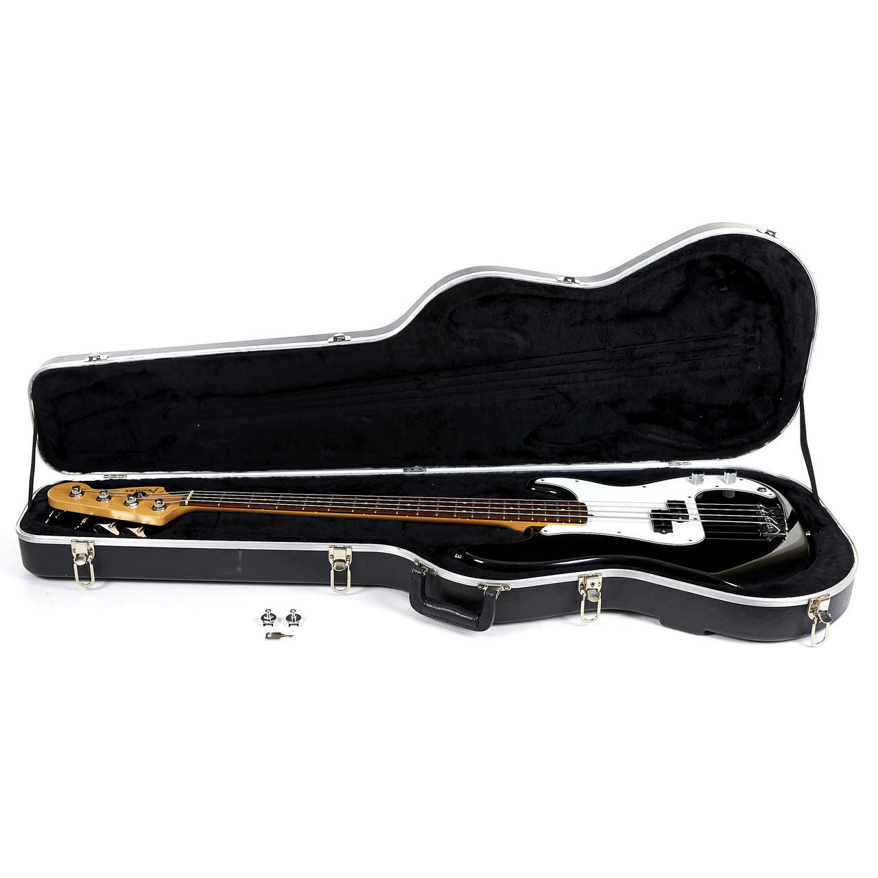 ベース Fender American Standard Precision Bass Fender American Standard Precision Bass - Charcoal Frost