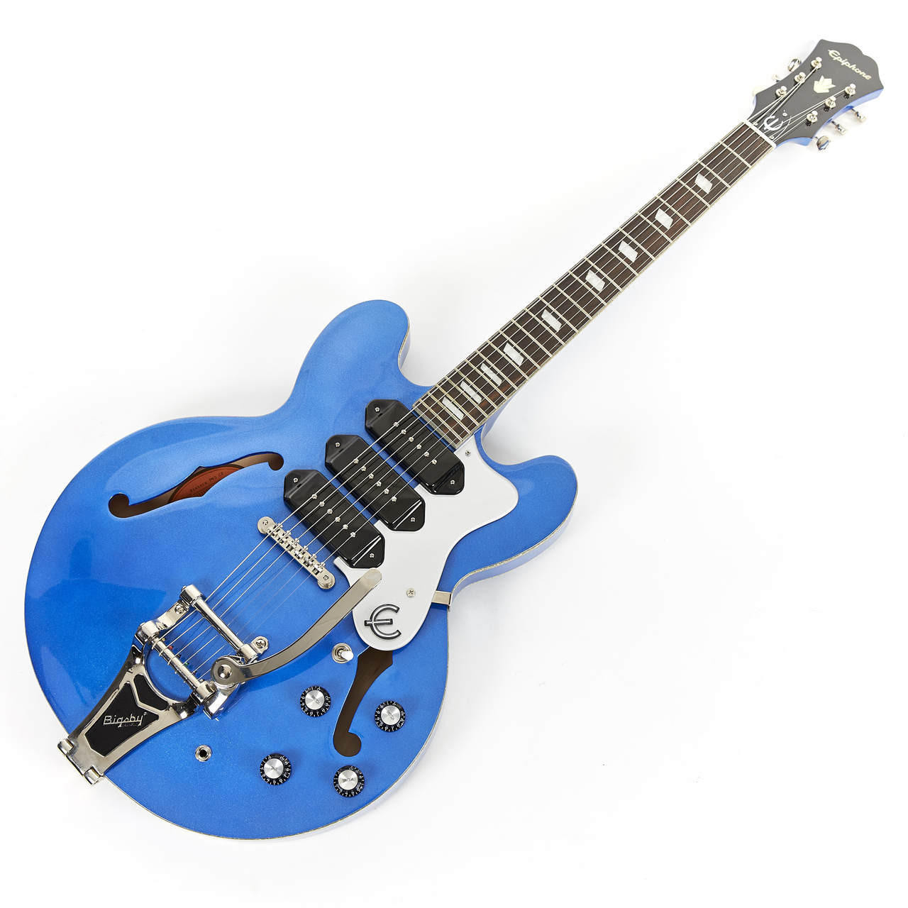 Used Epiphone Riviera P93 CP Chicago Blue Pearl 2015