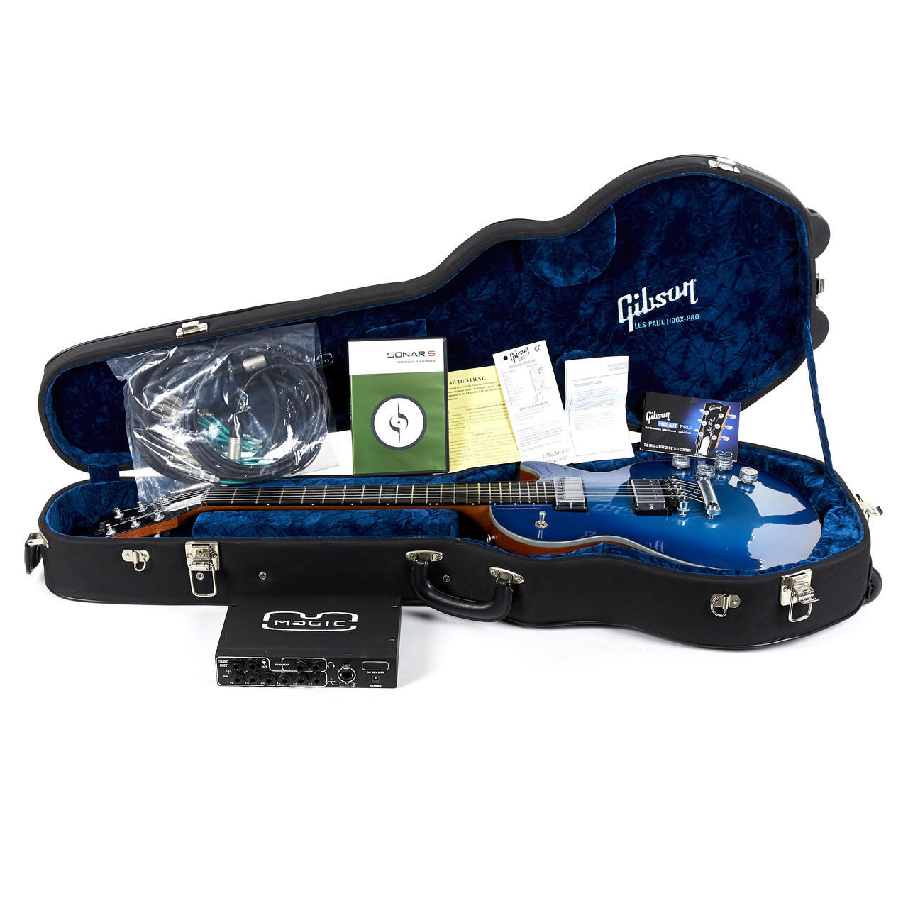 Used Gibson Les Paul Standard HD.6X Pro Digital Blue 2006 | Cream