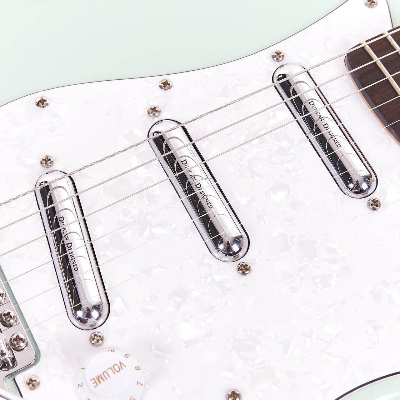 Used Squier Stratocaster Duncan Designed Lipstick Pickups Surf