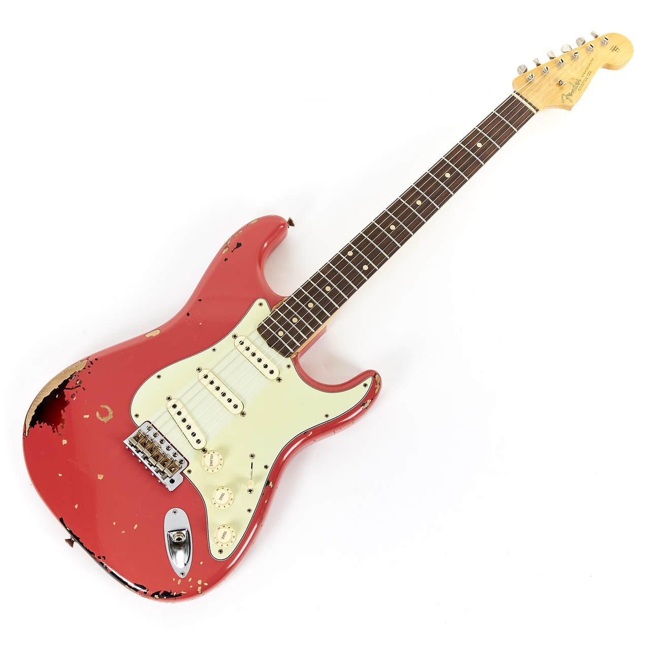 derefter husmor modul Fender Custom Shop Michael Landau '63 Relic Stratocaster - Fiesta Red over  3 Color Sunburst | Cream City Music