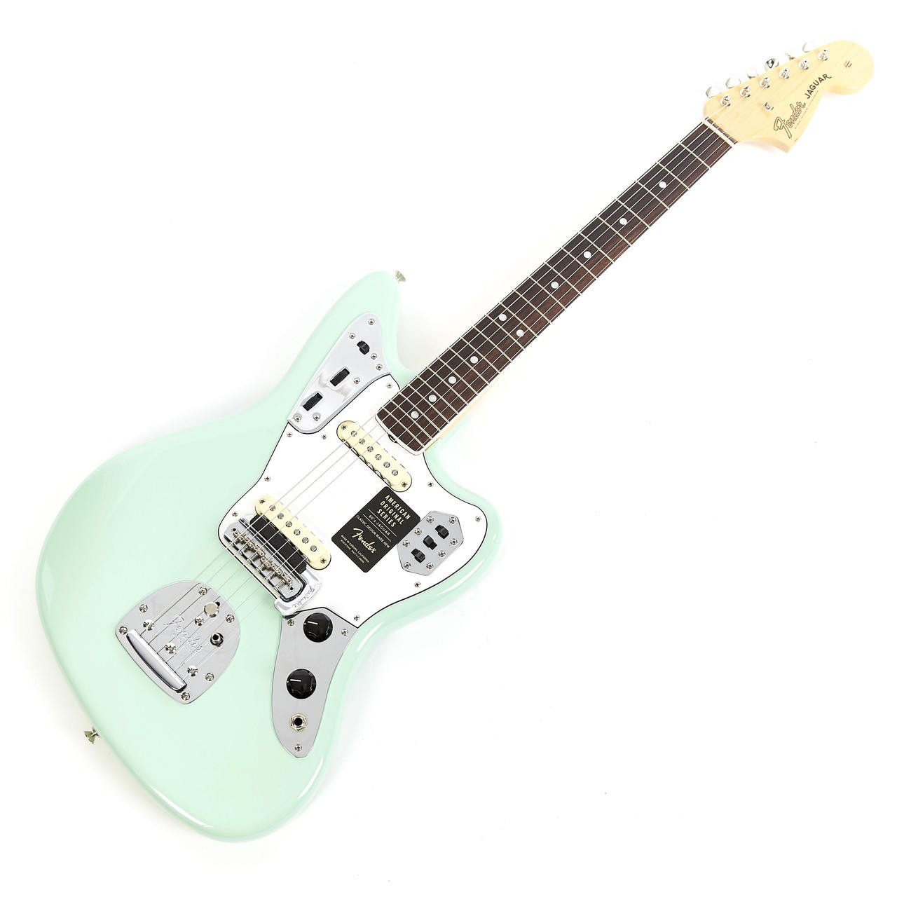 Used Fender American Original '60s Jaguar Surf Green 2018 | Cream
