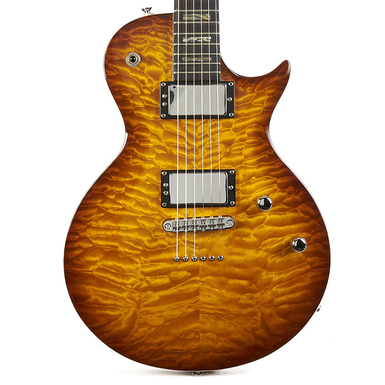 Used Carvin CS6 California Single Cutaway Carved Top - Honey Burst