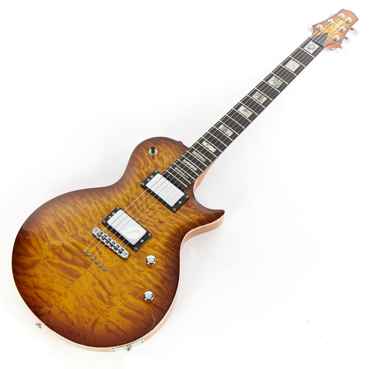 Used Carvin CS6 California Single Cutaway Carved Top - Honey Burst