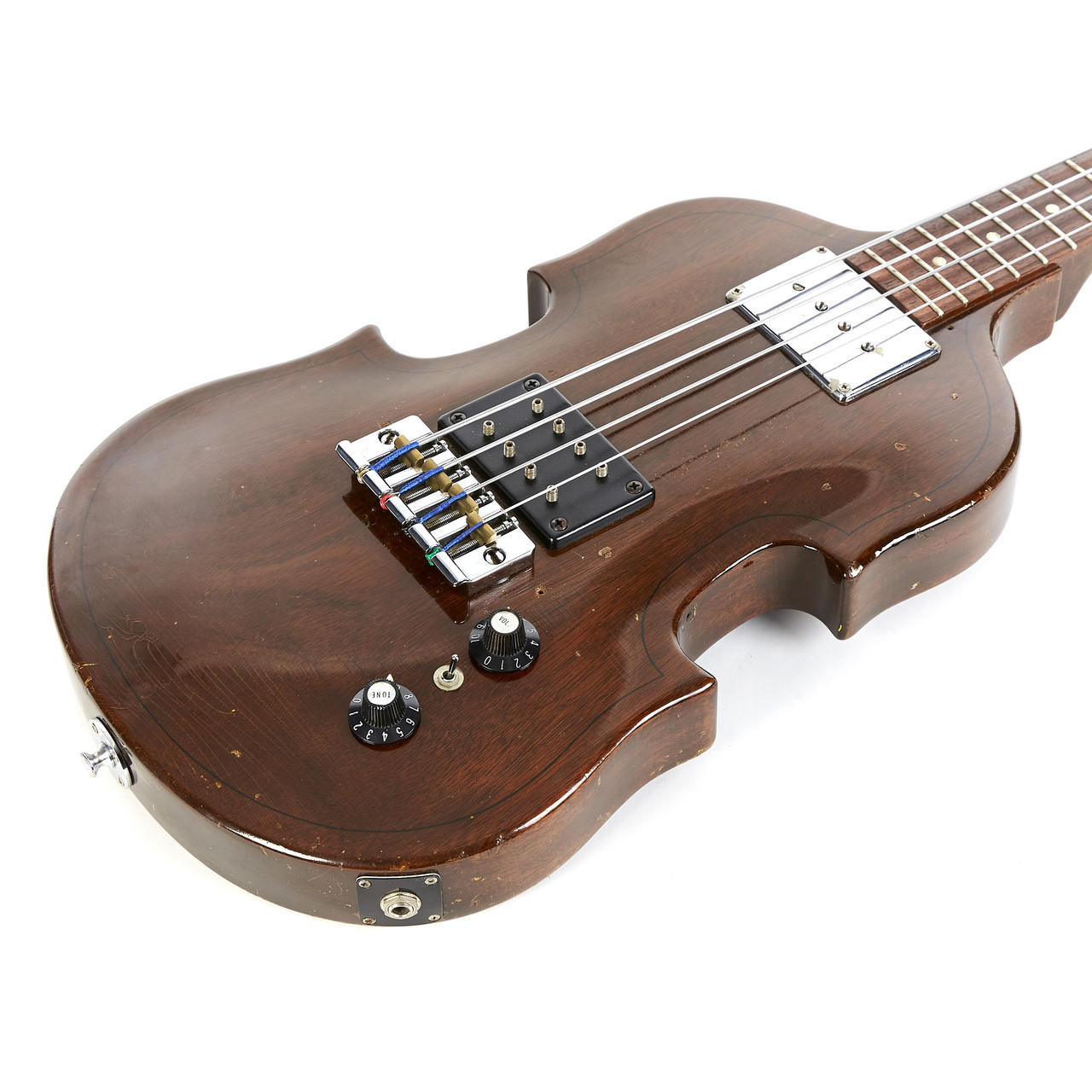 Vintage Gibson EB-1 Electric Violin Bass Brown 1969 | Cream City Music