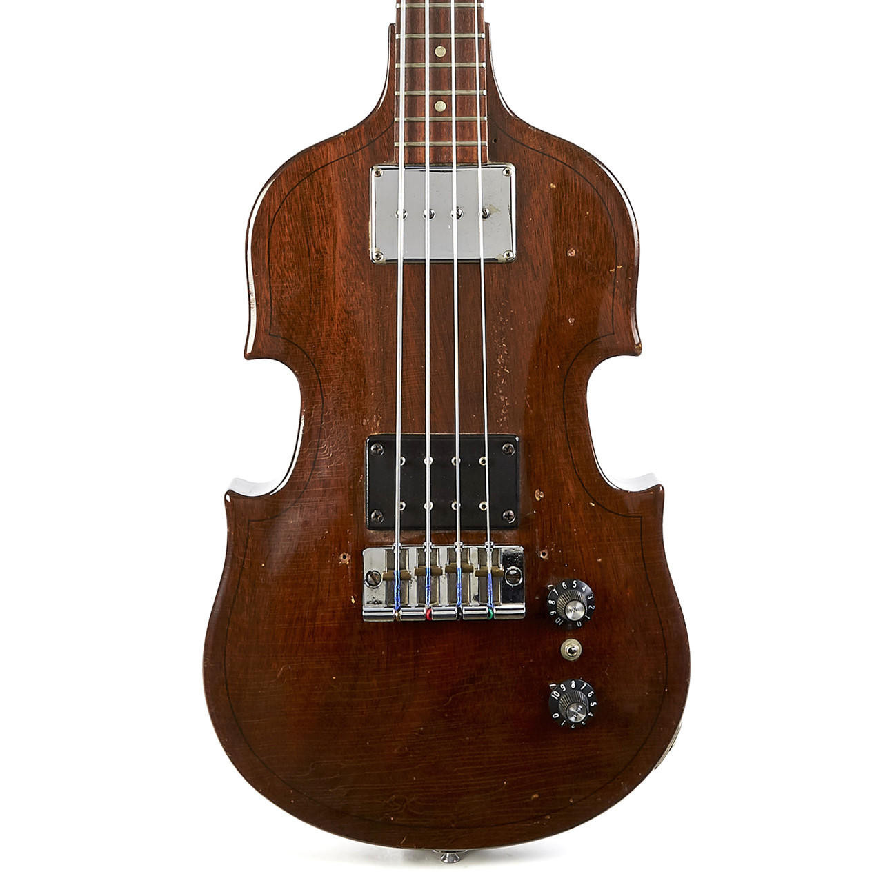 Vintage Gibson EB-1 Electric Violin Bass Brown 1969 | Cream City Music