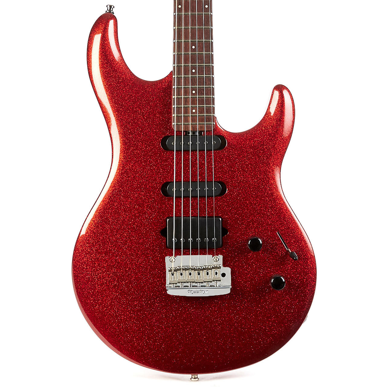 Used Ernie Ball Music Man Luke III Red Sparkle 2013