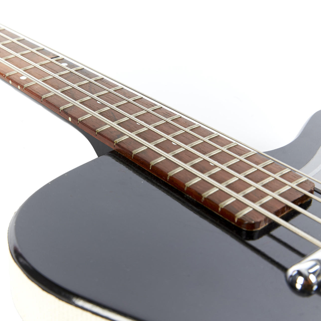 Vintage Silvertone 1444 Bass Black 1964 | Cream City Music