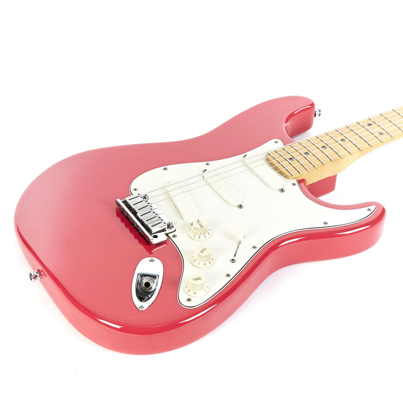 Used Fender Stratocaster Plus Razz Berry 1990 | Cream City Music