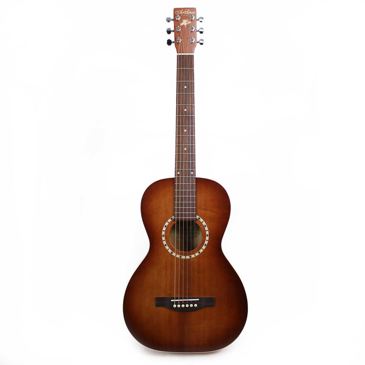 Art & Lutherie Ami Cedar Parlor Acoustic Guitar in Antique Burst