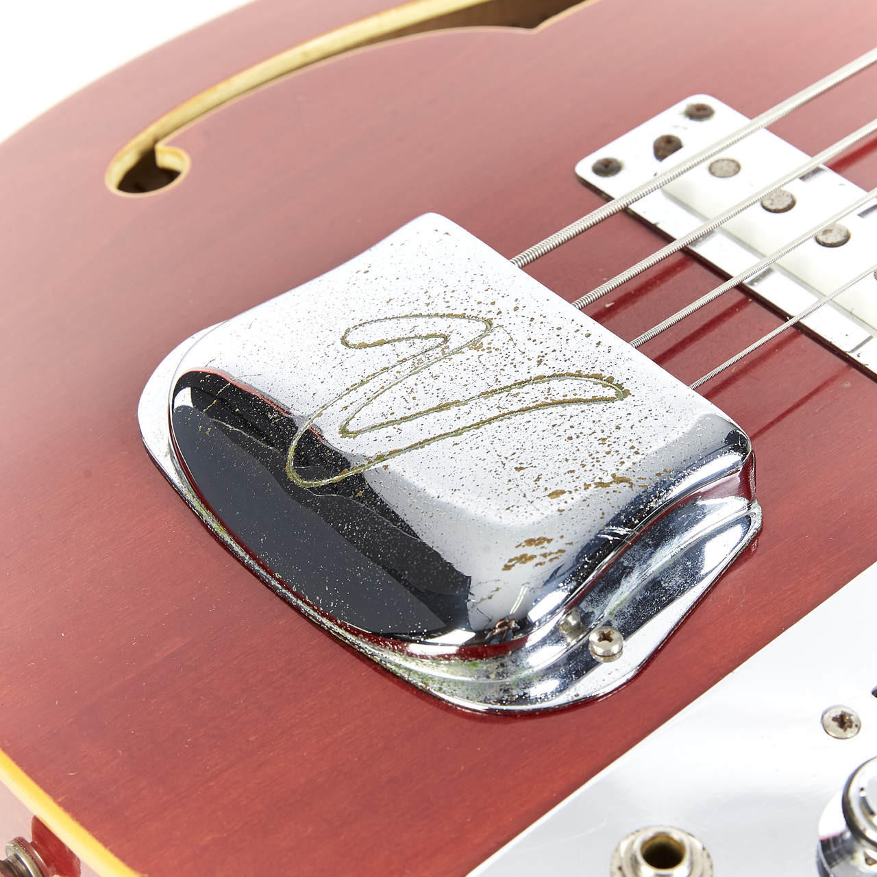 Rare Vintage Vox Bill Wyman Bass Cherry 1960's | Cream City Music