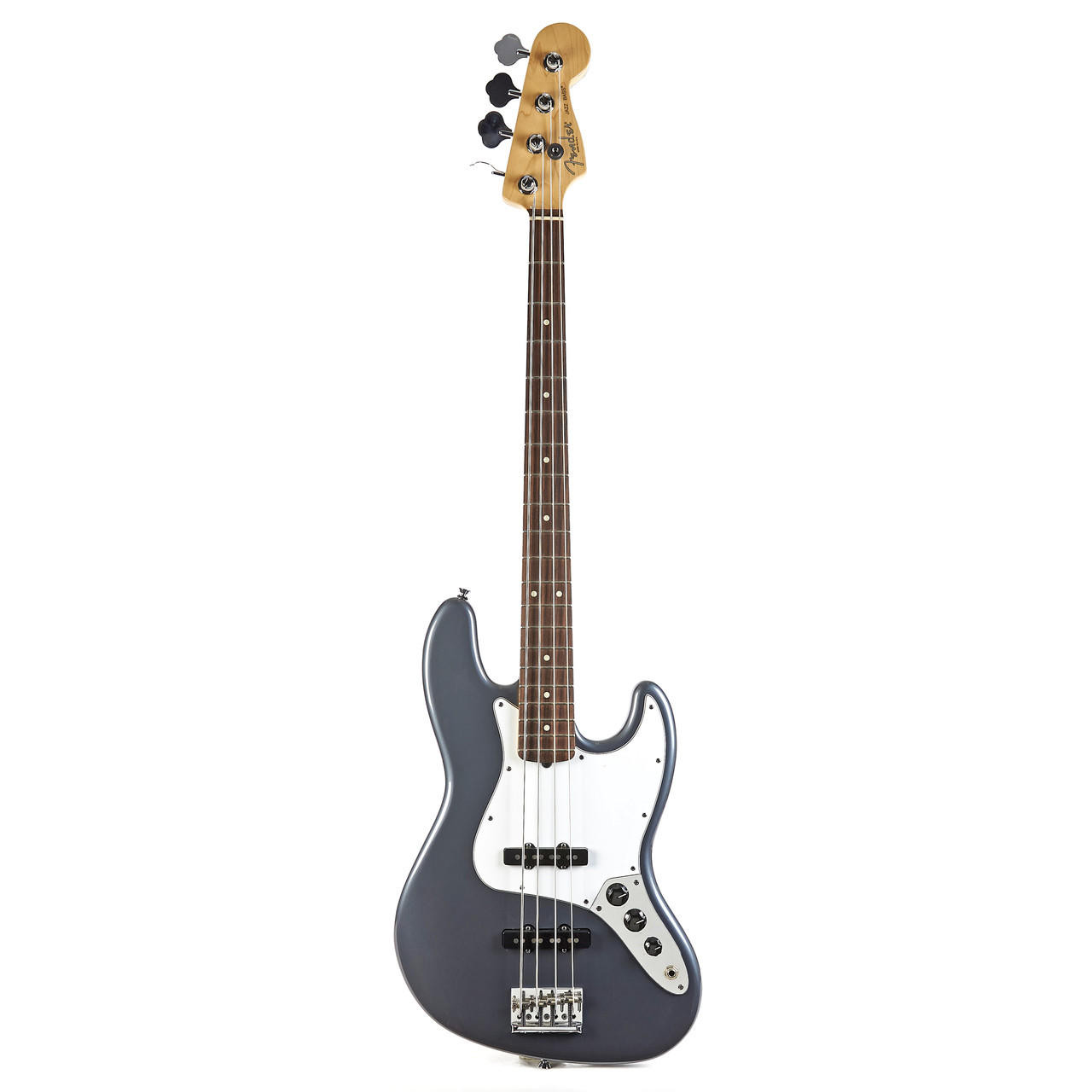 Used Fender American Standard Jazz Bass Charcoal Frost