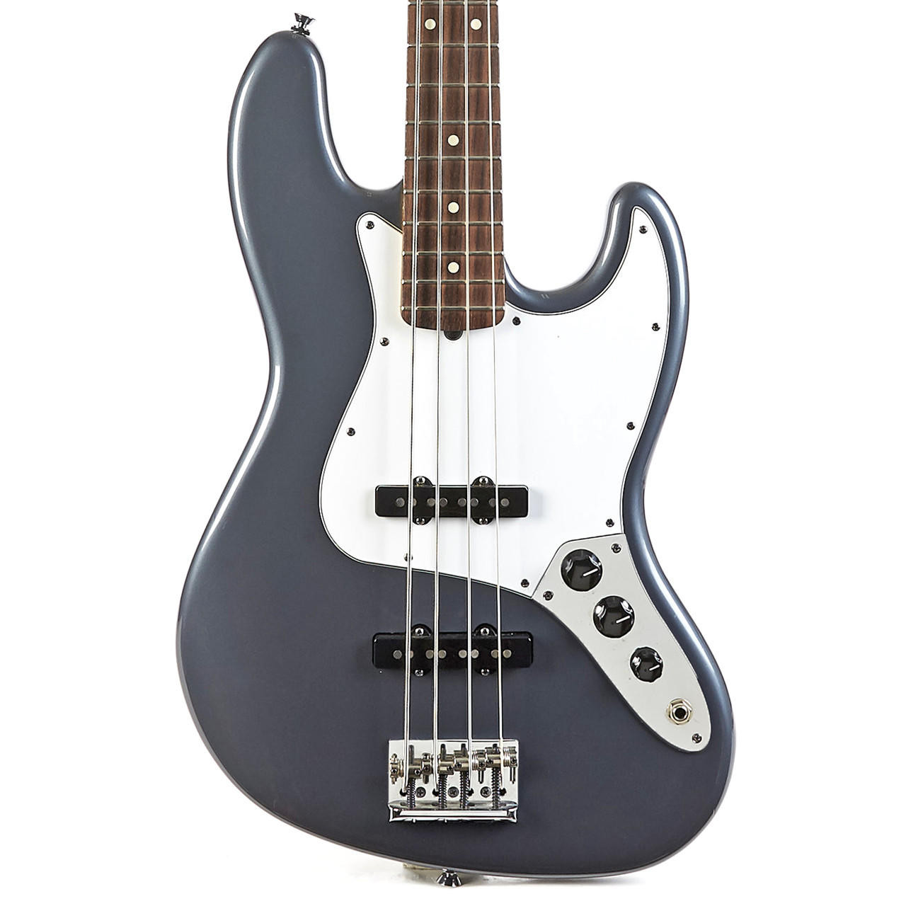 Used Fender American Standard Jazz Bass Charcoal Frost