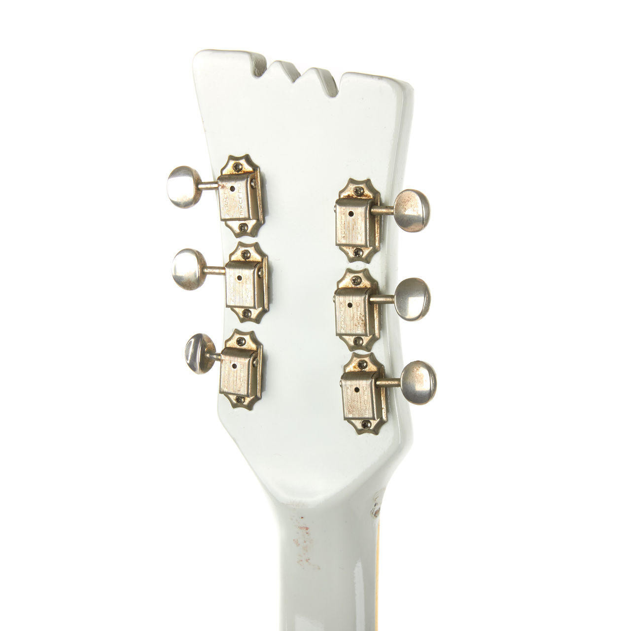 Vintage Used Mosrite The Ventures Model Refinished White | Cream