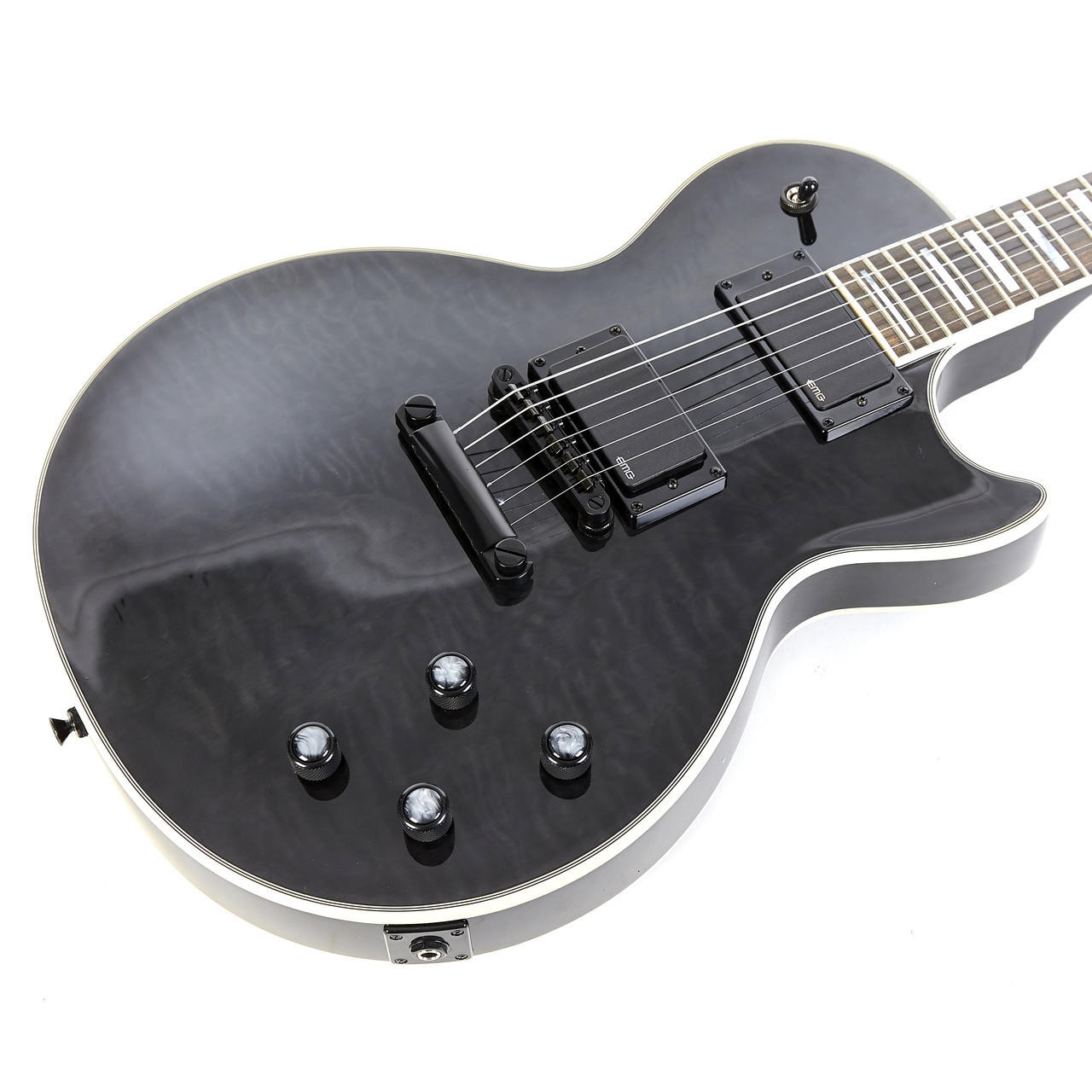 Epiphone Prophecy Les Paul Custom Plus EX EMG - Midnight Ebony