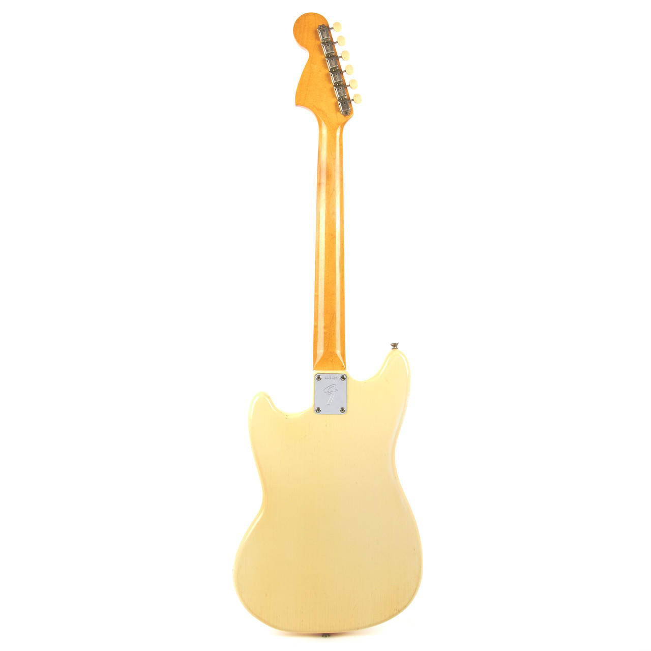 Vintage Fender Musicmaster II Olympic White 1965 (118425) | Cream