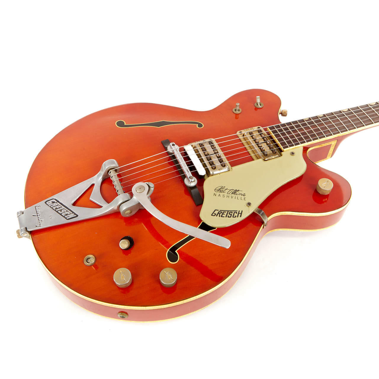 ギター Gretsch G5235 ChetAtkins Nashville Model Vintage 1972 Gretsch Chet Atkins Nashville Electric Guitar Orange