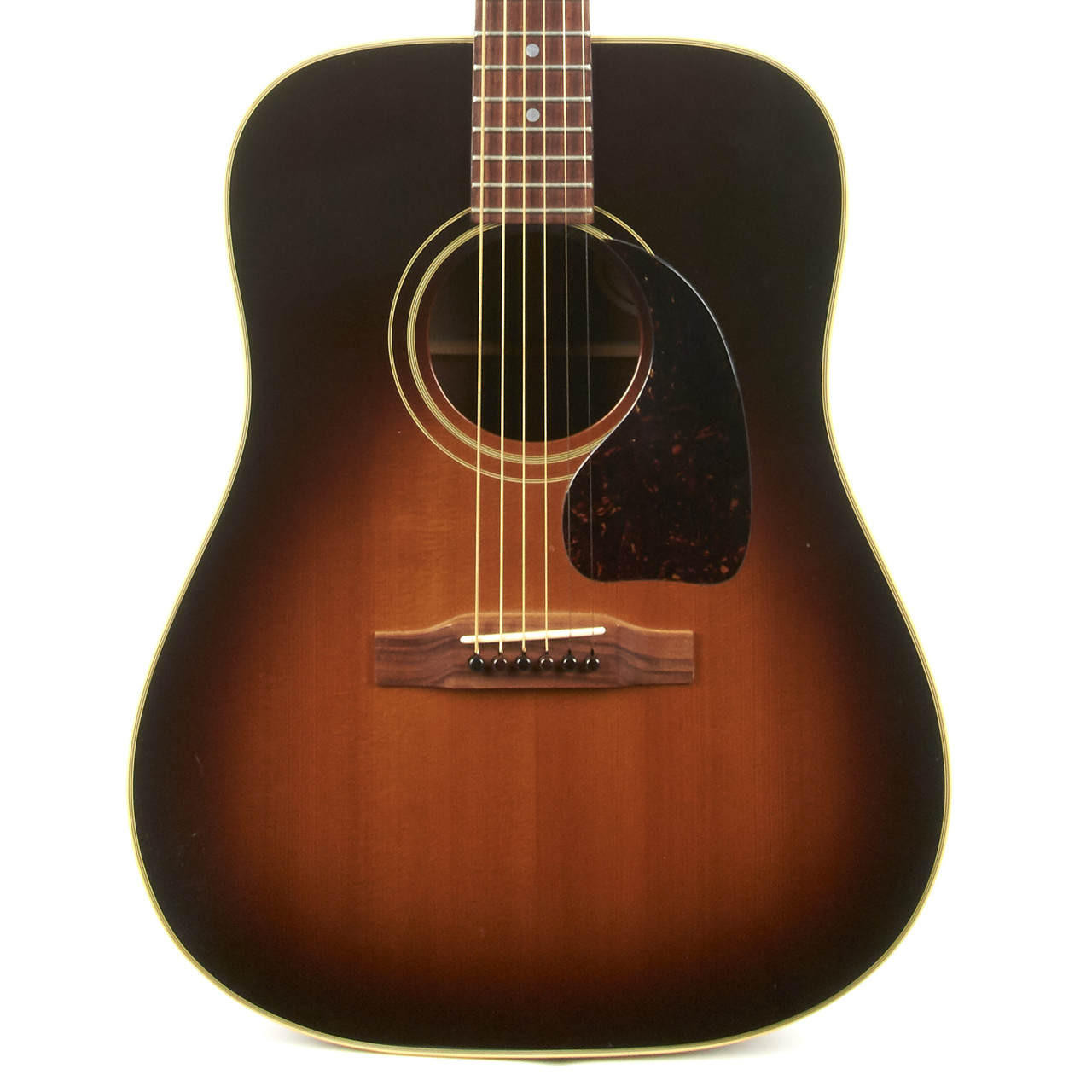 Used Gibson J-30 Square Shoulder Dreadnought Sunburst 1992 | Cream