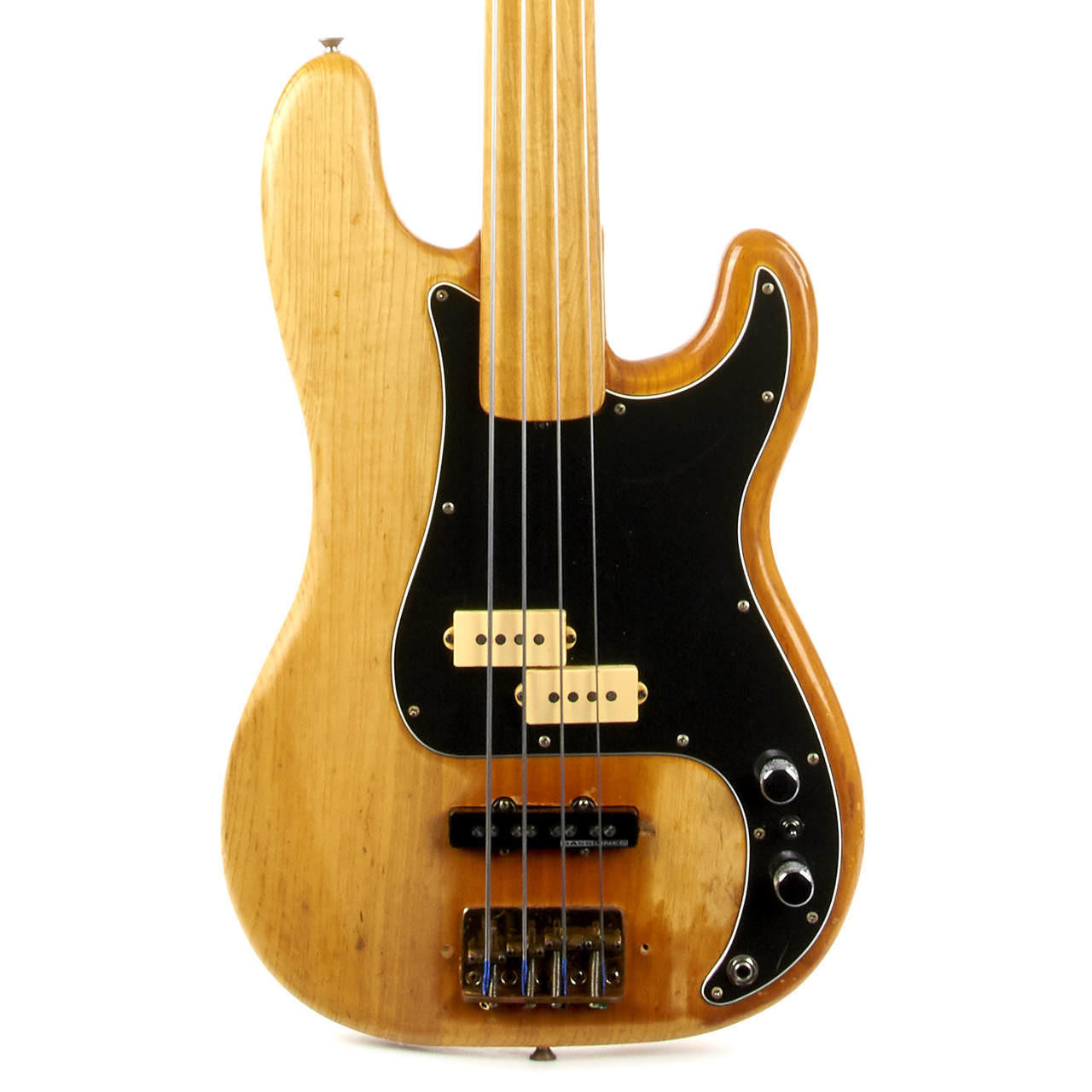 Vintage Fender Fretless Precision Bass Natural 1974 | Cream City Music