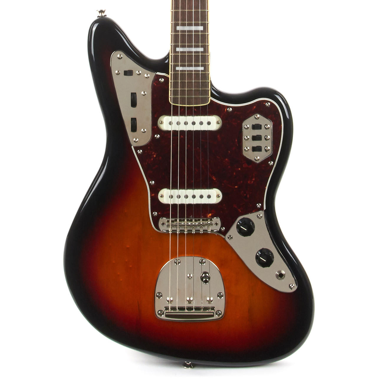 Squier Classic Vibe '70s Jaguar Laurel - 3 Tone Sunburst | Cream