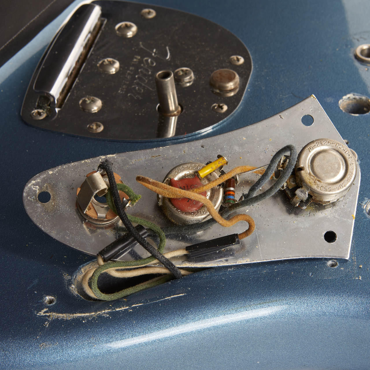 Vintage Fender Jaguar Refinished Lake Placid Blue 1965 | Cream
