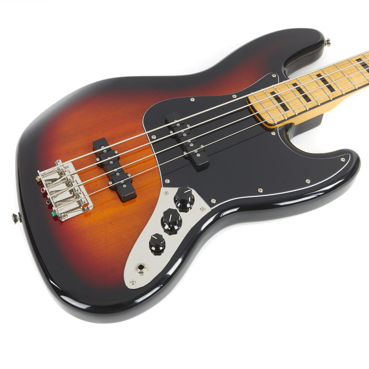 Squier Classic Vibe '70s Jazz Bass Maple - 3 Tone Sunburst | Cream