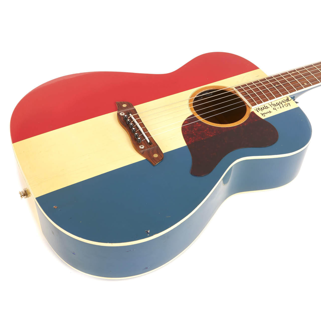Vintage Harmony Buck Owens American Red White & Blue 1970's